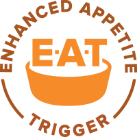 Proprietary technology clinically proven to stimulate appetite and encourage food intake of dogs with kidney disease.